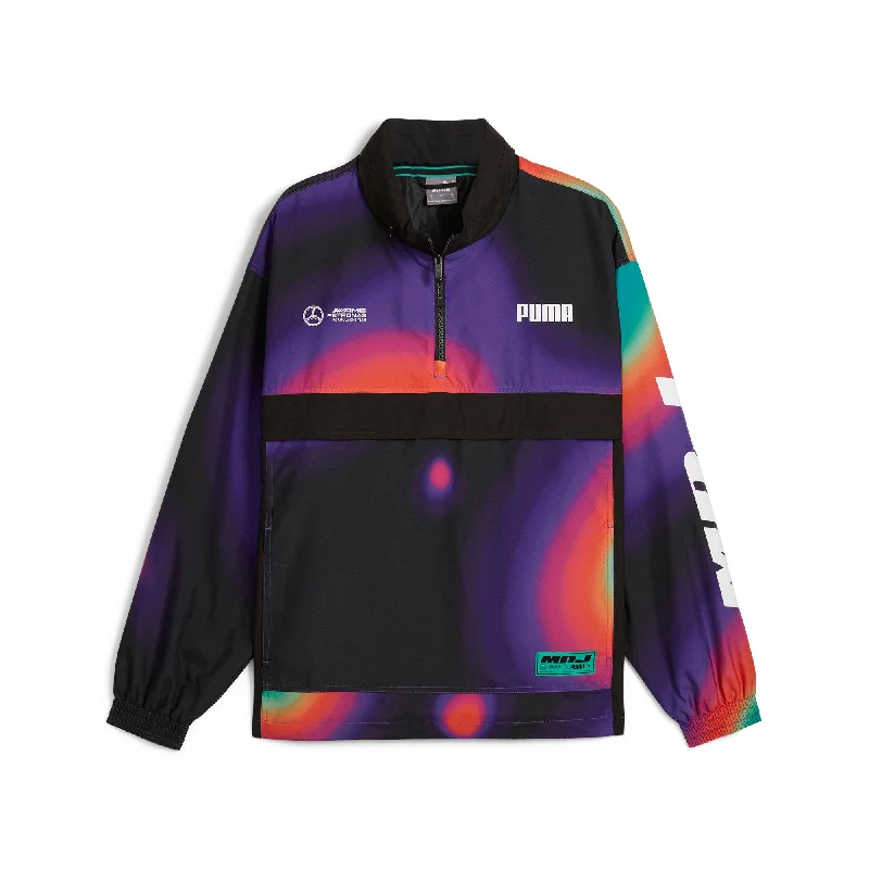 PUMA Men's Mercedes-AMG Petronas F1 Team x Mad Dog Jones Statement Jacket Stylish Men's Tropical 