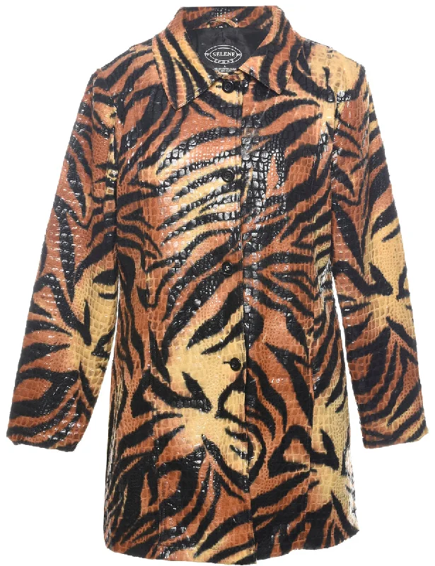 Animal Print Evening Jacket - L Refined Men's Classic 