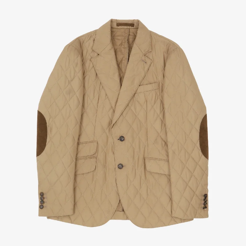 Quilted Sartorial All Weather Blazer Modern Men's Geometric