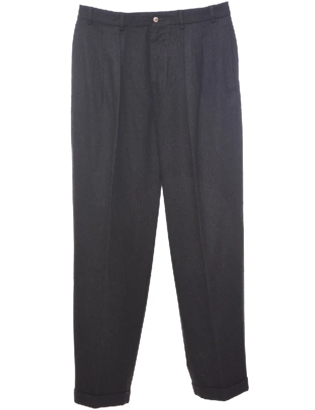 Tapered Fit Trousers - W34 L32 Sporty Men's Athleisure 