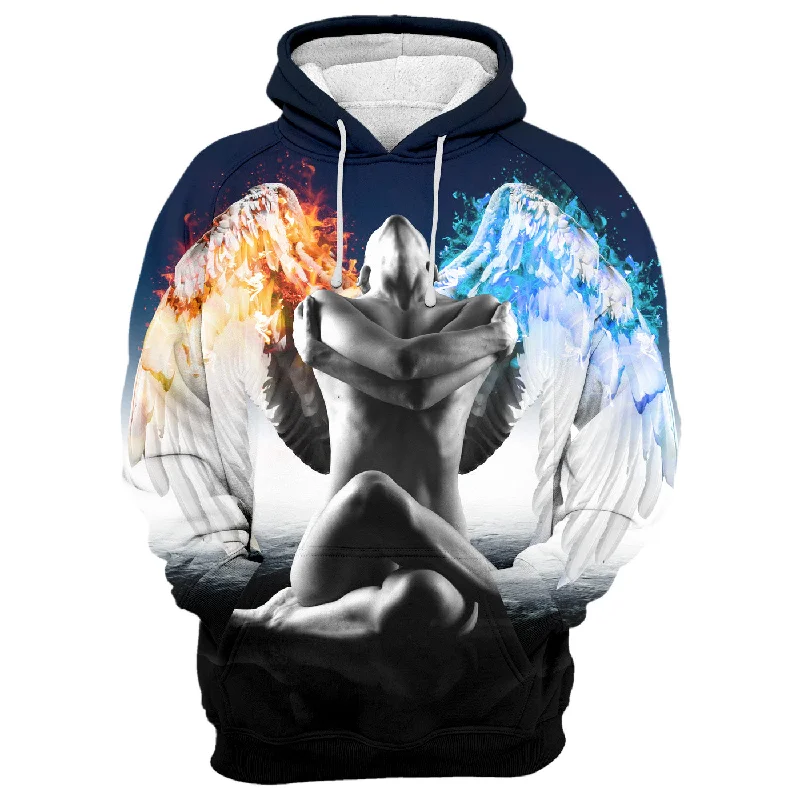 Dark Angel Hoodie Elegant Men's Formal 