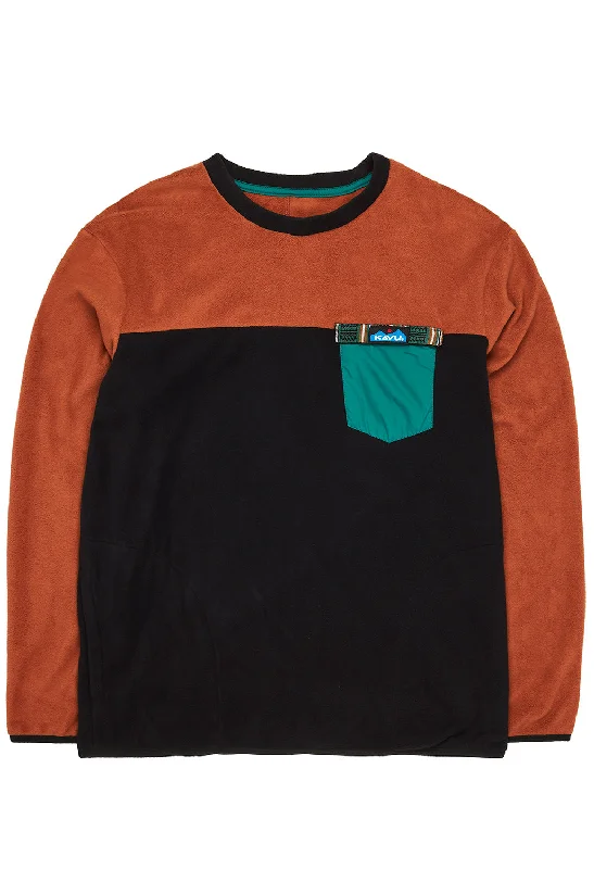 KAVU Men's Crew Who Fleece Sweatshirt - Woodlot Tailored