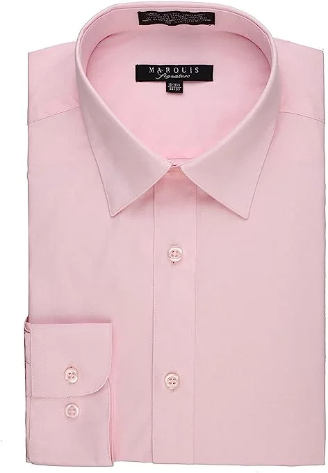 Marquis 009 Dress Shirt Regular Fit Pink Elegant Men's Cashmere