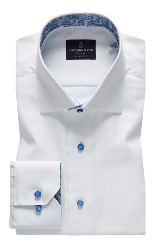 Oxford Sport Luxury Shirt SF8914 White Vacation