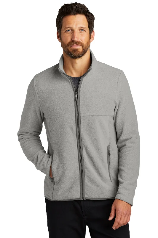 Port Authority Mens Connection Pill Resistant Fleece Full Zip Jacket - Gusty Grey Vacation