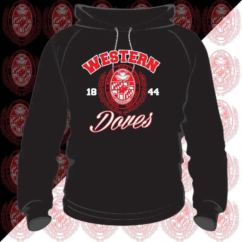 WESTERN HS | The SEAL |  Unisex Hoodies -DK- Modern Men's Geometric