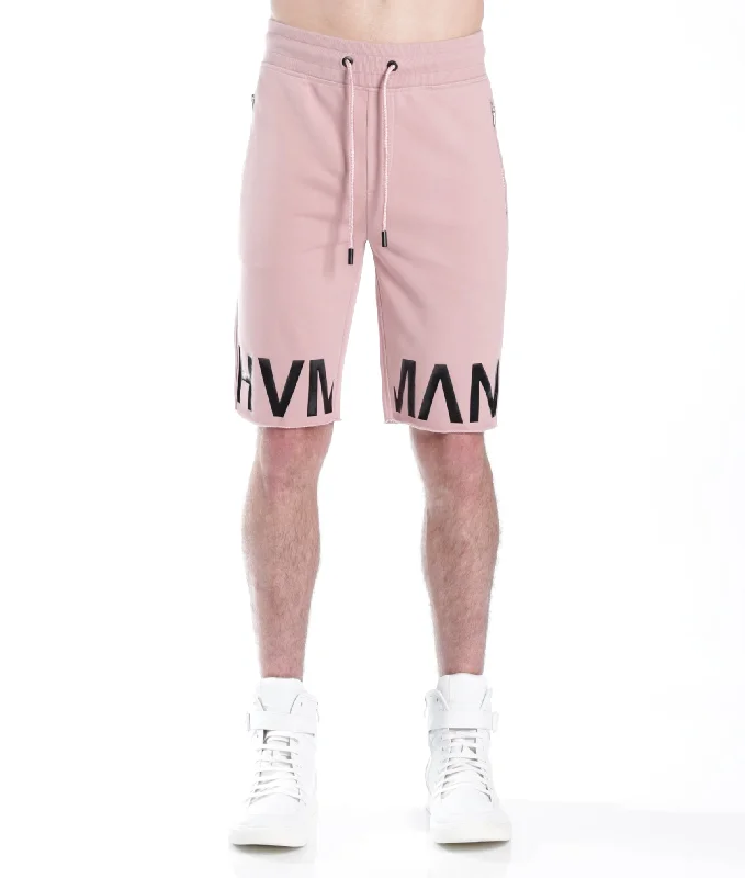 French Terry Sweatshort In Dusty Pink Tough Men's Military