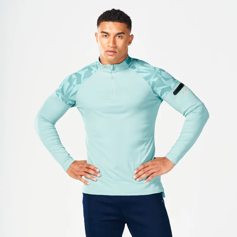 Evolve Running Top 2.0 - Canal Blue Print Cool Men's Skate