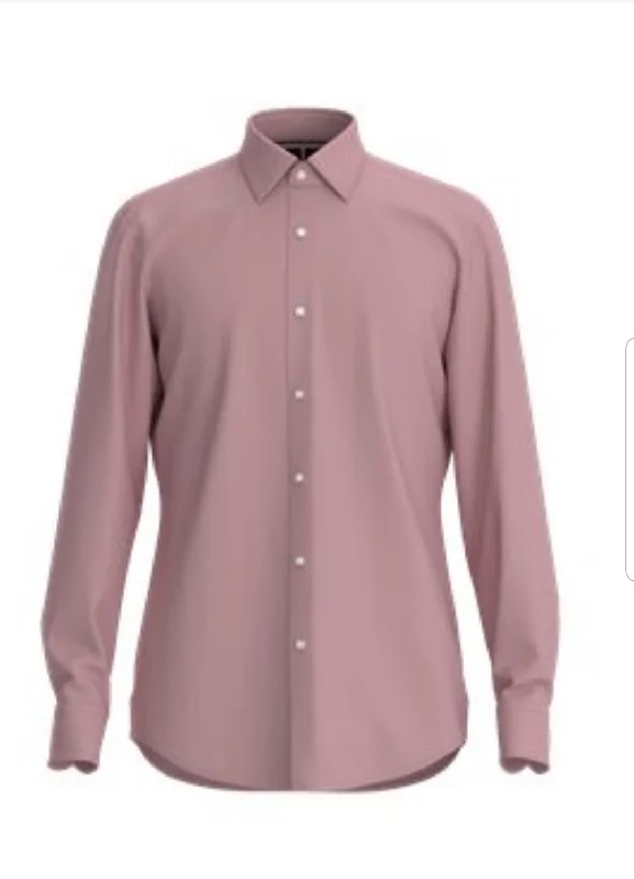 Hank 4 Way Stretch Dress shirt 50478716 697 Pink Streetwear Style