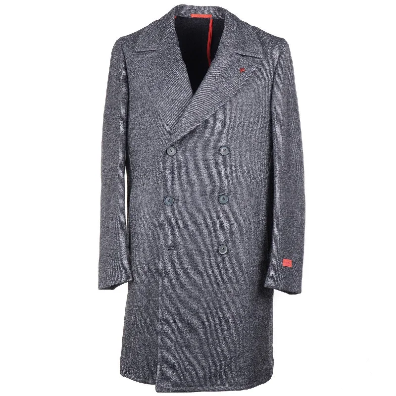 Isaia 'Marshall' Soft Wool Overcoat Refined Men's Classic 