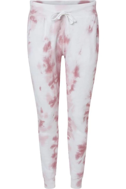 J. America Tie-Dyed Fleece Joggers Luxurious Men's High