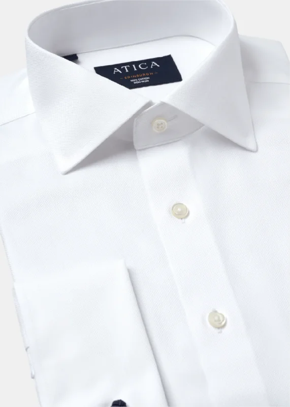 Edinburgh Cufflink White Shirt Artistic Men's Avant