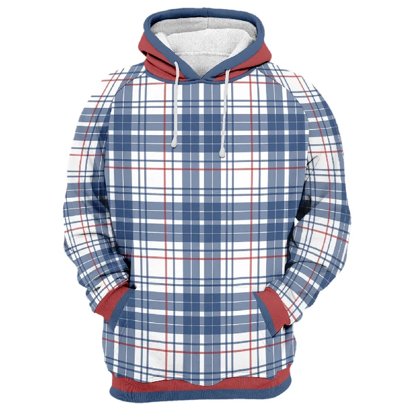 In Plaid Hoodie Cool Men's Skate