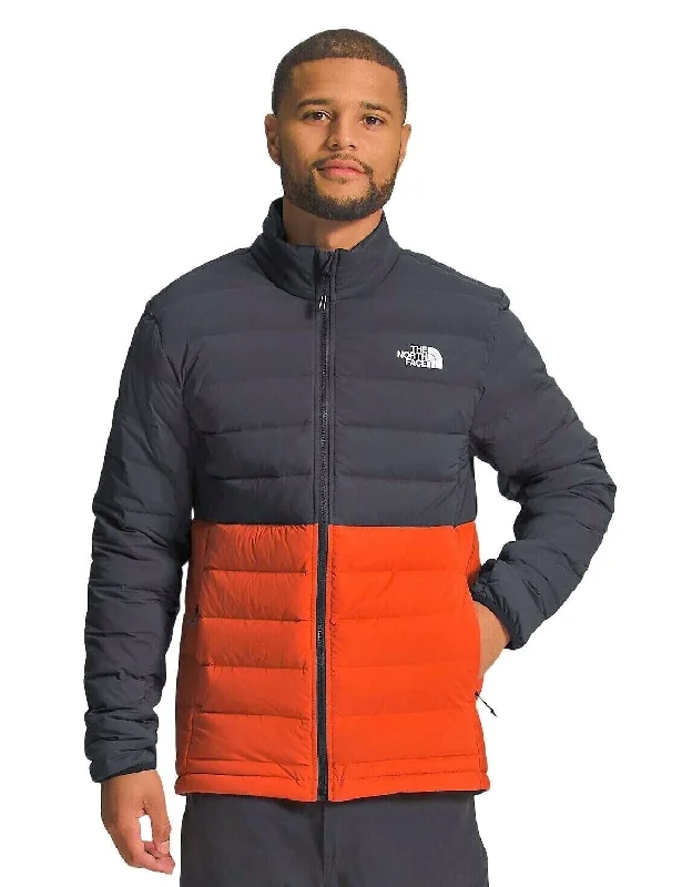 The North Face Belleview NF0A7UJFUV2 Men's Black/Orange Down Jacket 2XL DTF470 Practical Men's Multi