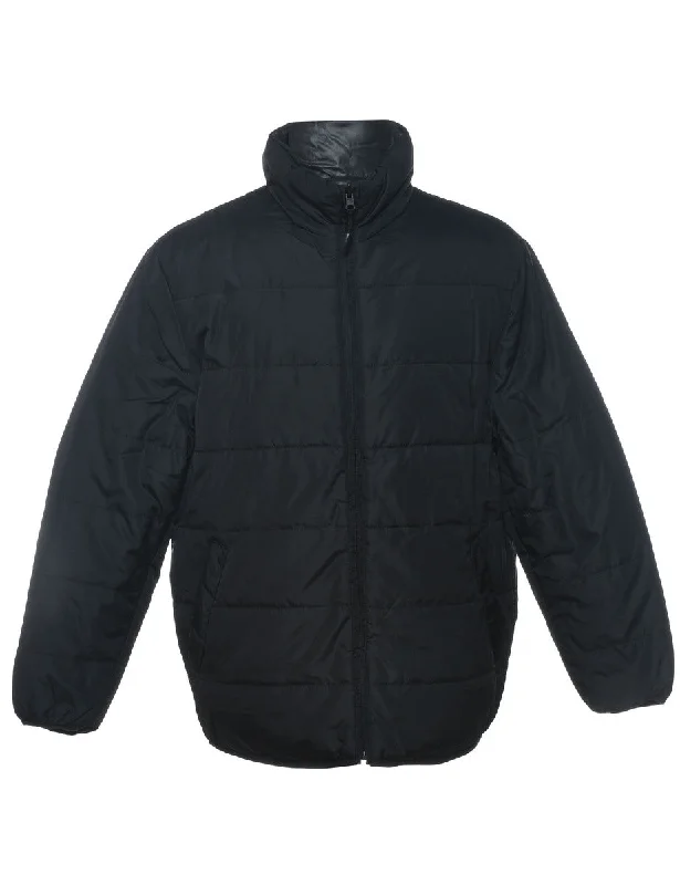 Black Puffer Jacket - XL Confident Men's High