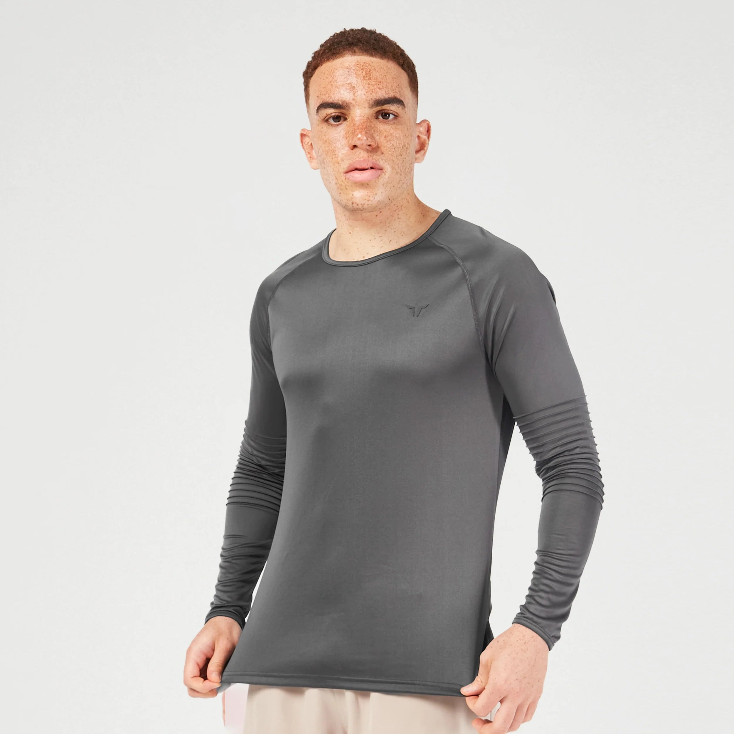 Essential Agility Long Sleeves Tee - Asphalt Traditional Men's Wool