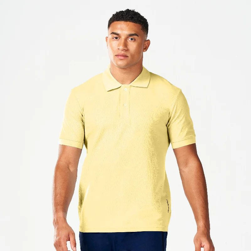 Core Over Achiever Polo - Lemonade Preppy Men's College