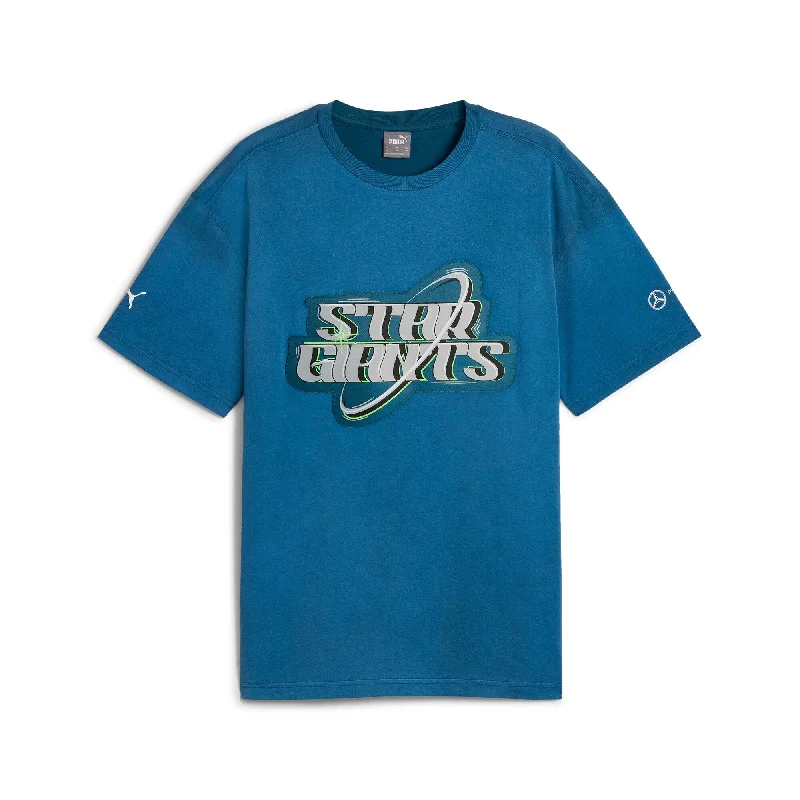 PUMA Men's Mercedes-AMG Petronas F1 Team Crews Go Summer Tee Practical Men's Multi