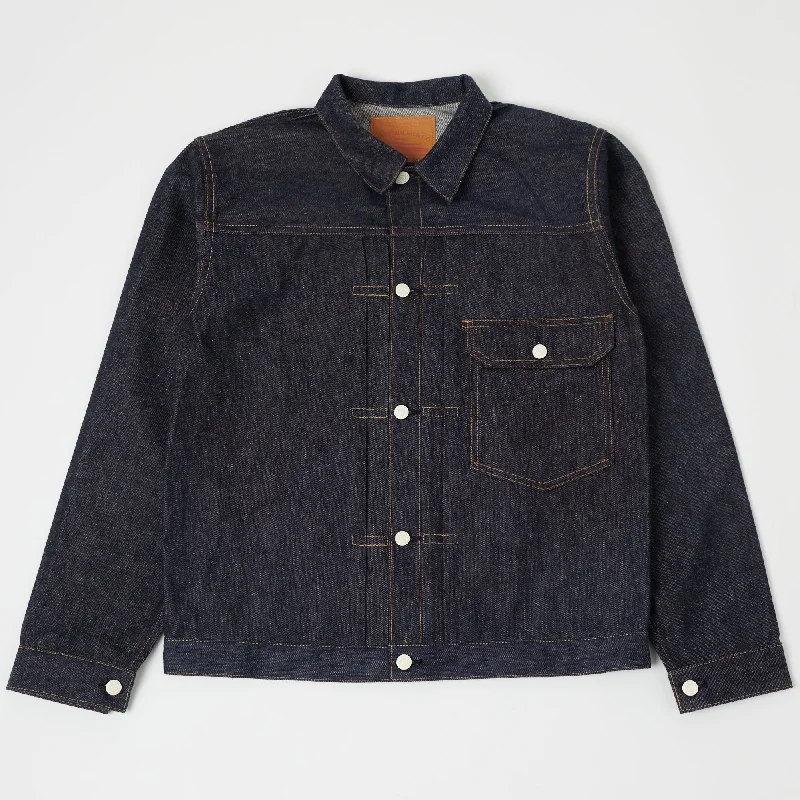 Warehouse & Co 2001XX 'Type-I' Denim Jacket - Raw Tough Men's Military