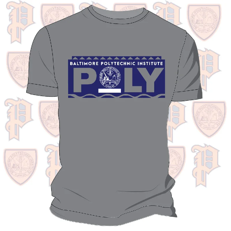 Baltimore Polytechnic Institute | 90s STUDENT Gray Unisex Tees (DK) Confident Men's High