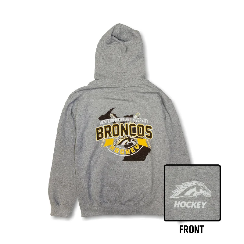 Broncos Hockey Hoodie Monochromatic All