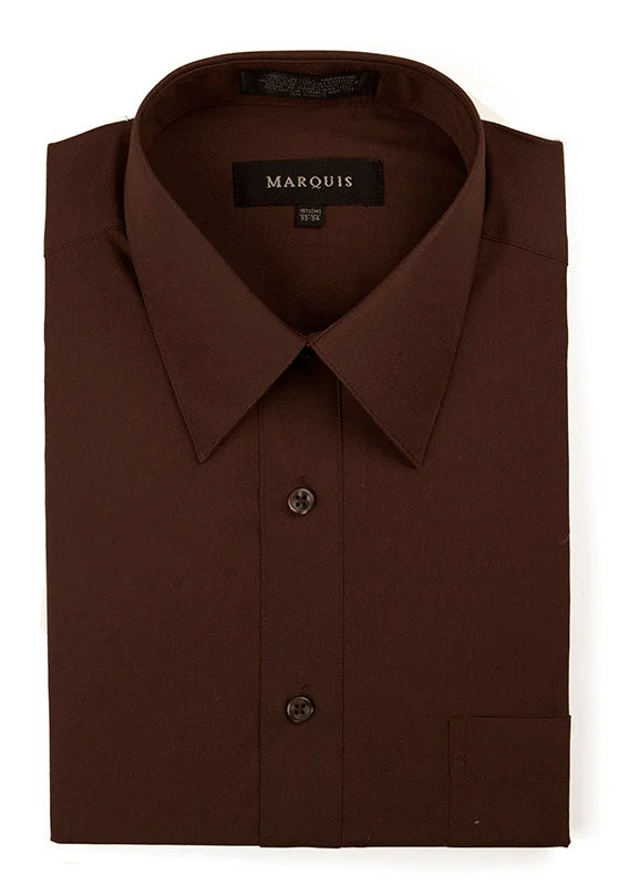 Marquis 009 Dress Shirt Regular Fit Chocolate Artistic Men's Avant