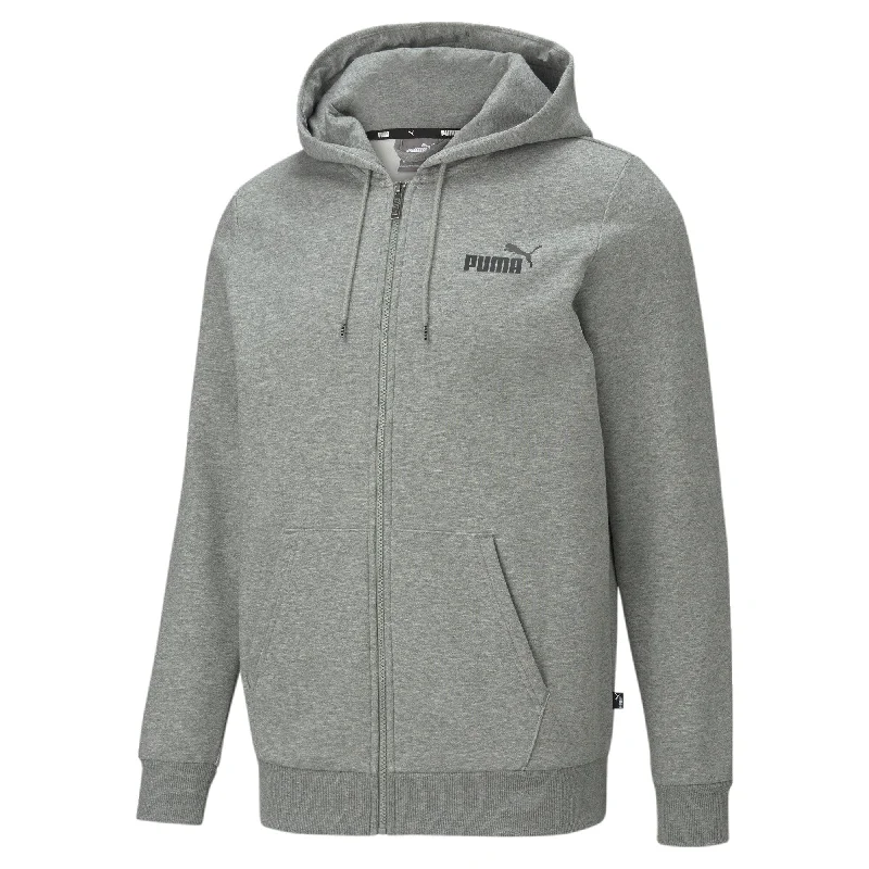 PUMA Men's Essentials Full-Zip Logo Hoodie Men Elegant Men's Cashmere