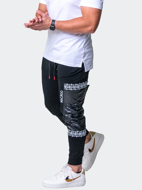 Jogger Static Black Sophisticated Men's French