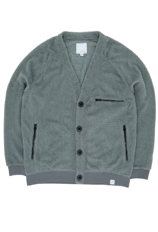 CAYL Men's Alpha Cardigan - Grey Artistic Men's Hand