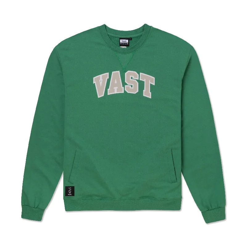 VAST LIGHTWEIGHT COLLEGIATE CREW B4065 Cclassic Men's Tweed