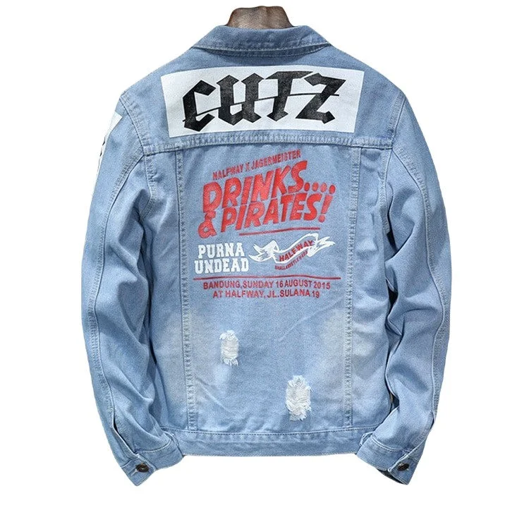 Cutz Halfway Denim Jacket Dynamic Men's Glow