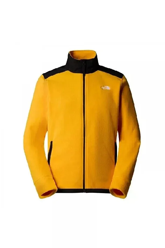 The North Face Alpine Polartec 200 NF0A7WWLZU3 Jacket Mens Gold Full Zip SGN1176 Stylish Men's Neon