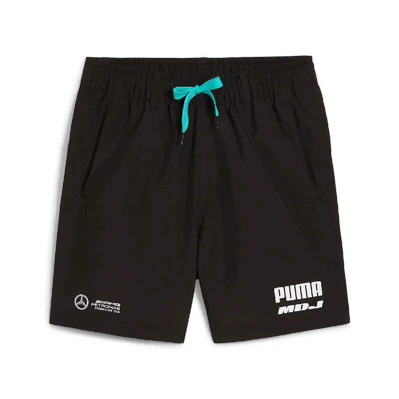 PUMA Men's Mercedes-AMG Petronas F1 Team x Mad Dog Jones Woven Shorts Masculine Men's Thick