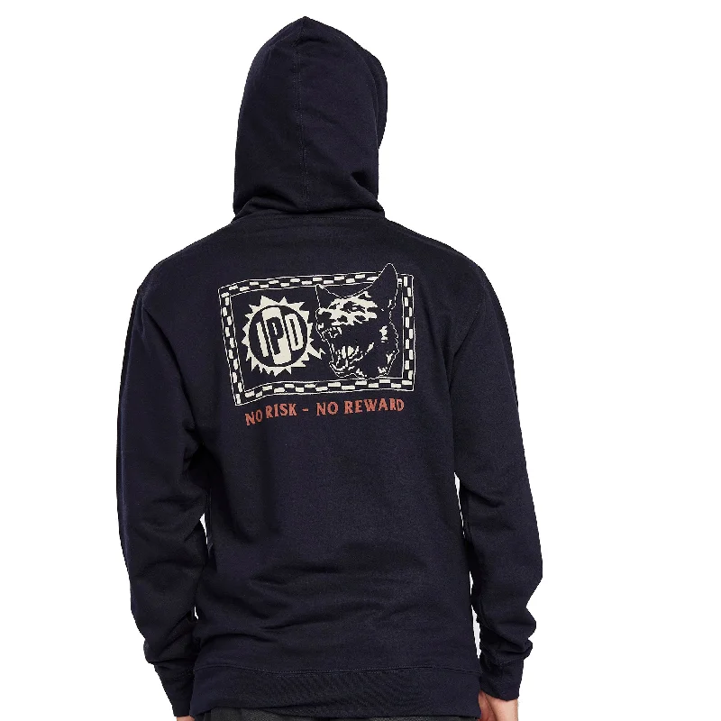 No Risk - Hooded Pullover Fleece Sharp Men's Italian