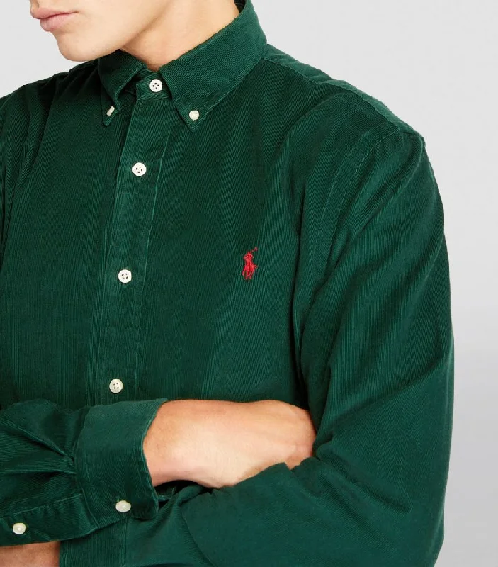 Polo Ralph Lauren - Corduroy Shirt - Hunt Club Green Hip Men's Retro