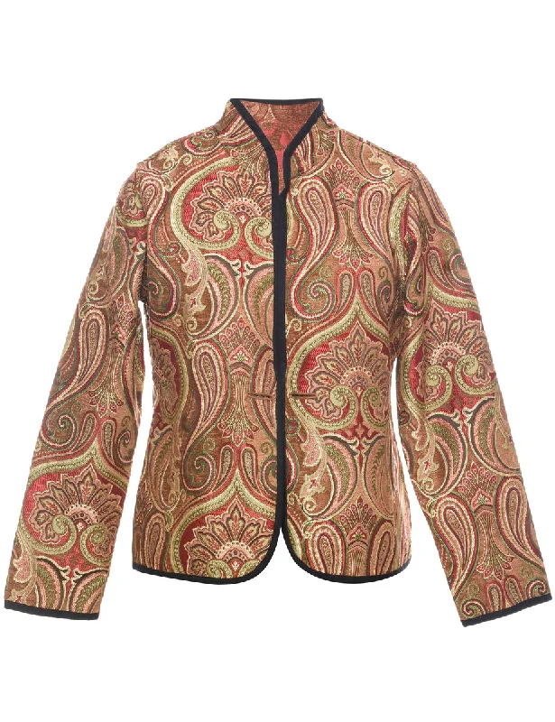 Paisley Pattern Tapestry Jacket - M Business