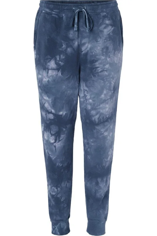 Independent Trading Co. Tie-Dyed Fleece Pants Trendy Men's Scandinavian