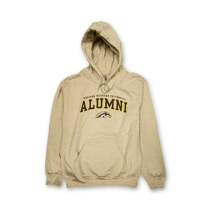 Alumni Glowing Bronco Hoodie Unique Men's Patch