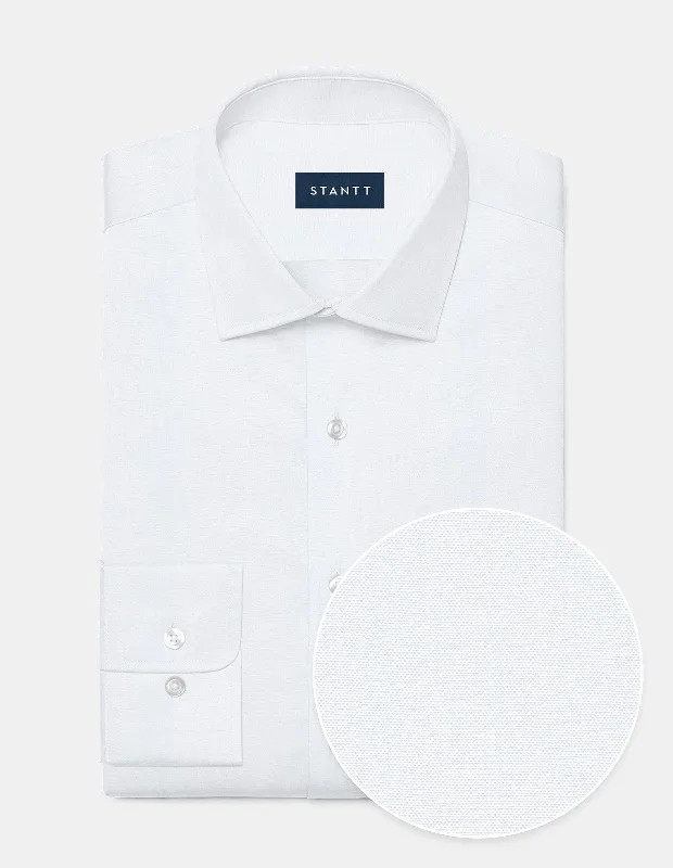 Pinpoint Oxford - White Classic Men's Pin