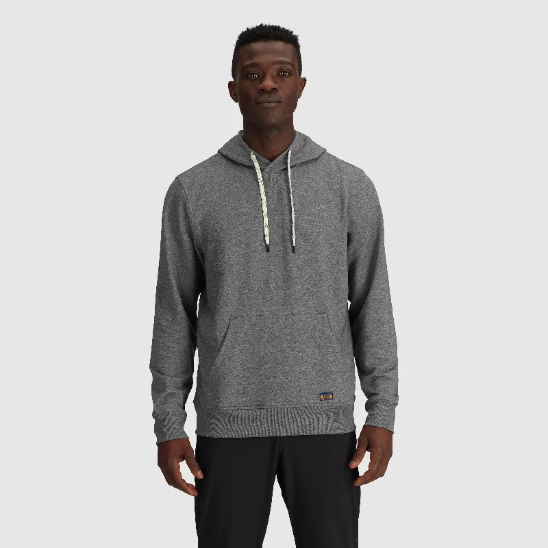 Men's Essential Fleece Pullover Hoodie Athletic Men's High