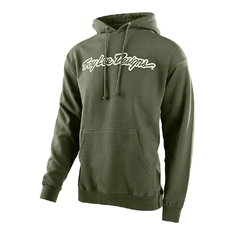 Pullover Hoodie Signature Army Elegant Men's Formal 