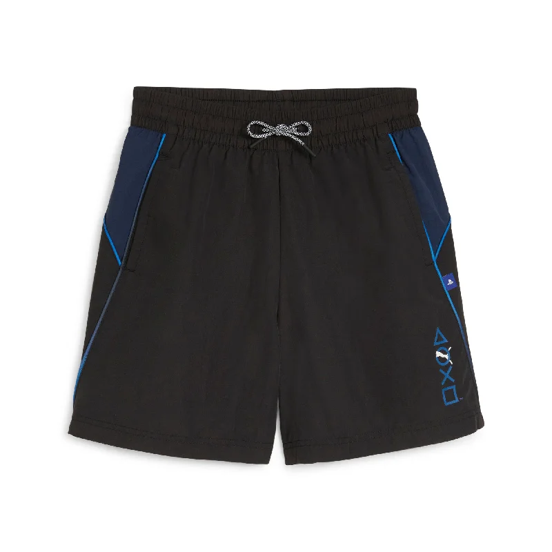 PUMA Big Kids' x PLAYSTATION Shorts II Modern Men's Tech