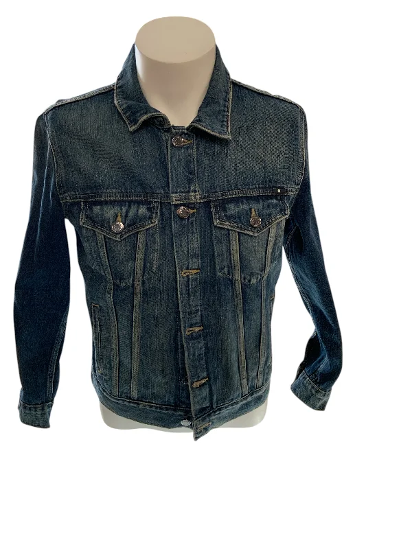 Lucky Men's Denim Jacket L Sharp Men's Italian