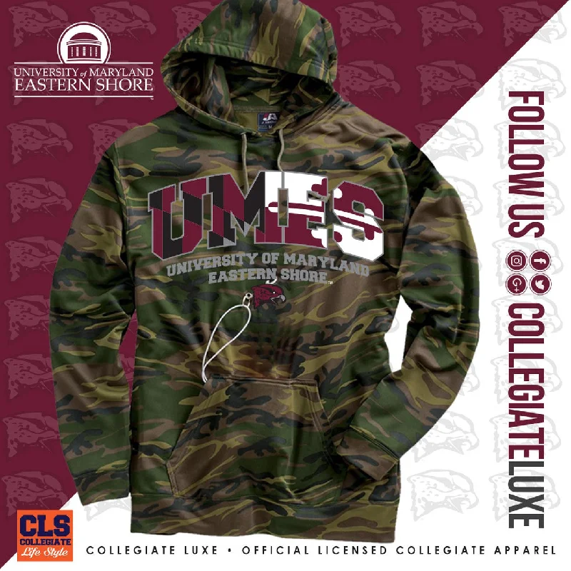 Maryland Eastern Shore | UMES |  CAMO Unisex Hoodies (**) Refined Men's European