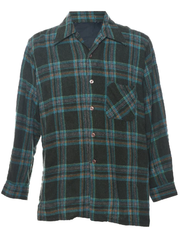 Checked Vintage Multi-Colour Shirt - L Refined Men's Hand