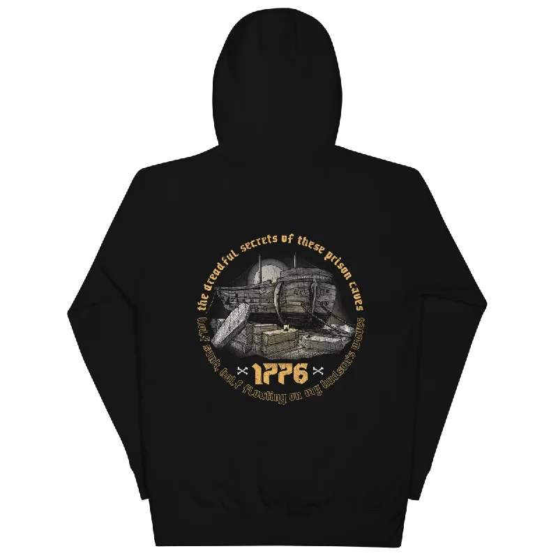 British Prison Ships Hoodie Refined Men's Velvet