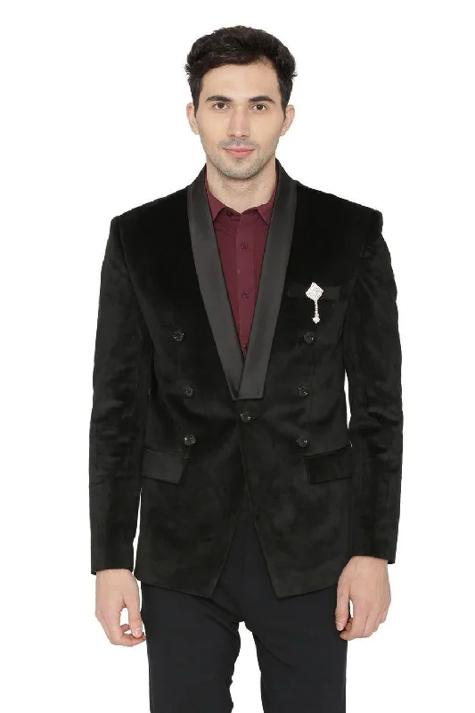 Velvet Black Tuxedo Modern Men's Tech