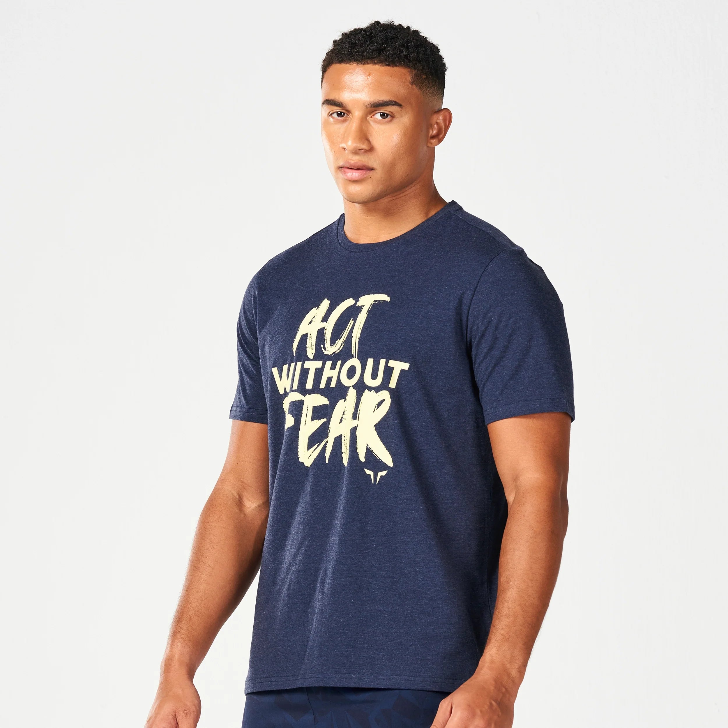 Core Belief Tee V2 - Navy Marl Hip Men's Retro