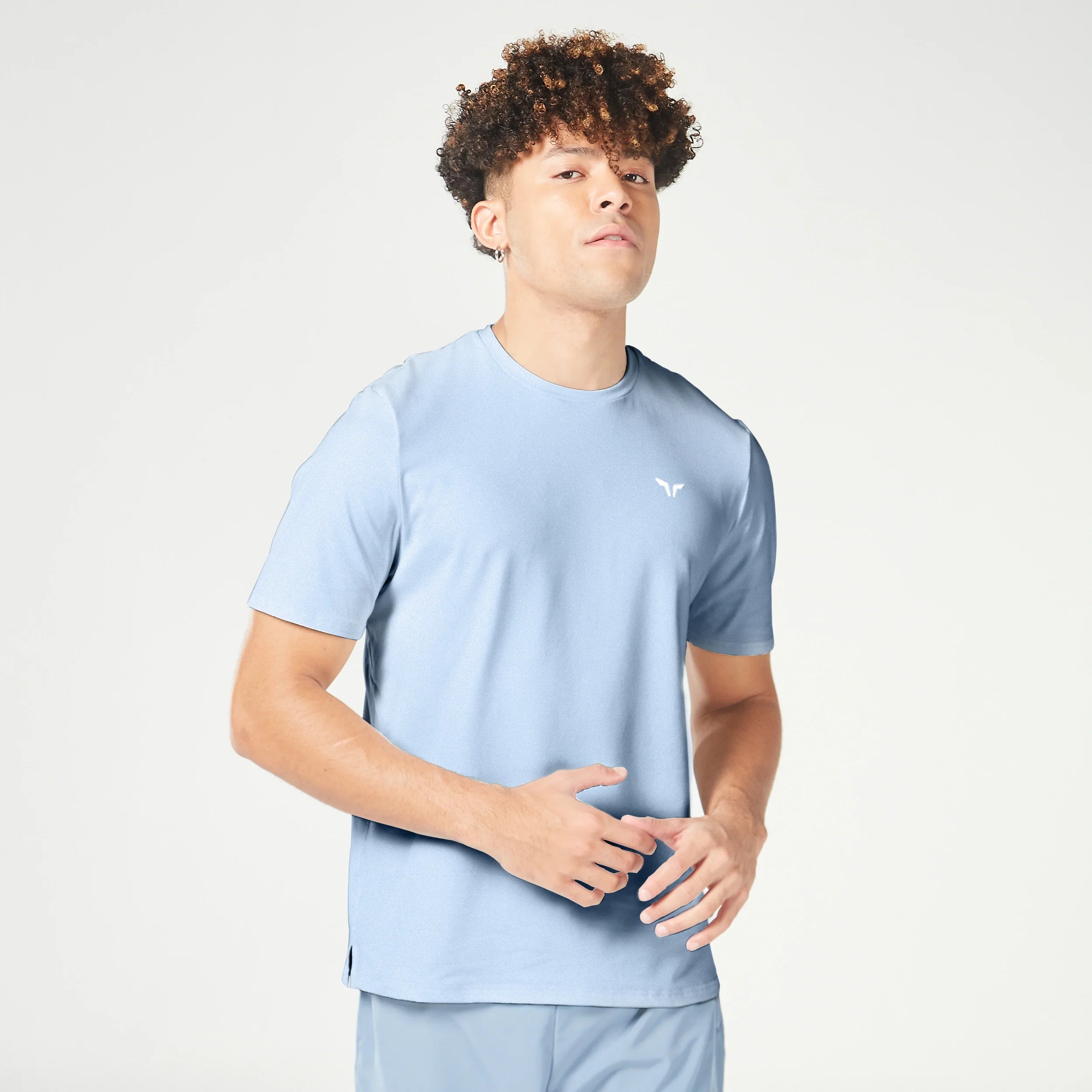 Essential Gym Tee - Coronet Blue Youthful Men's Anime