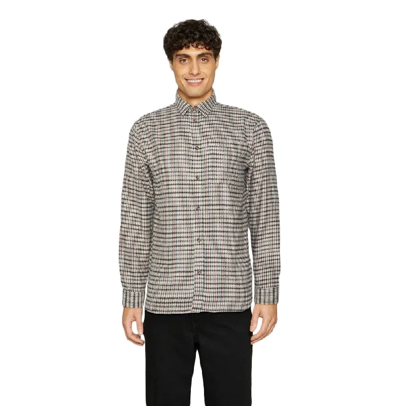 Men's Gingham Casual Shirt,Multi Practical Men's Multi